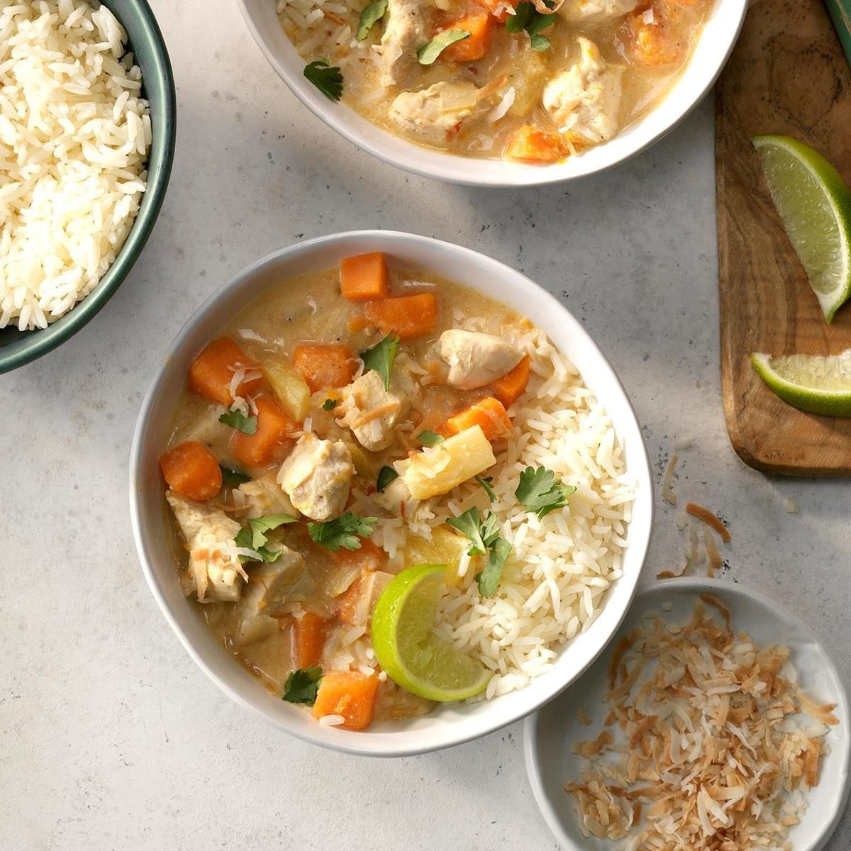 Coconut Chicken and Sweet Potato Stew