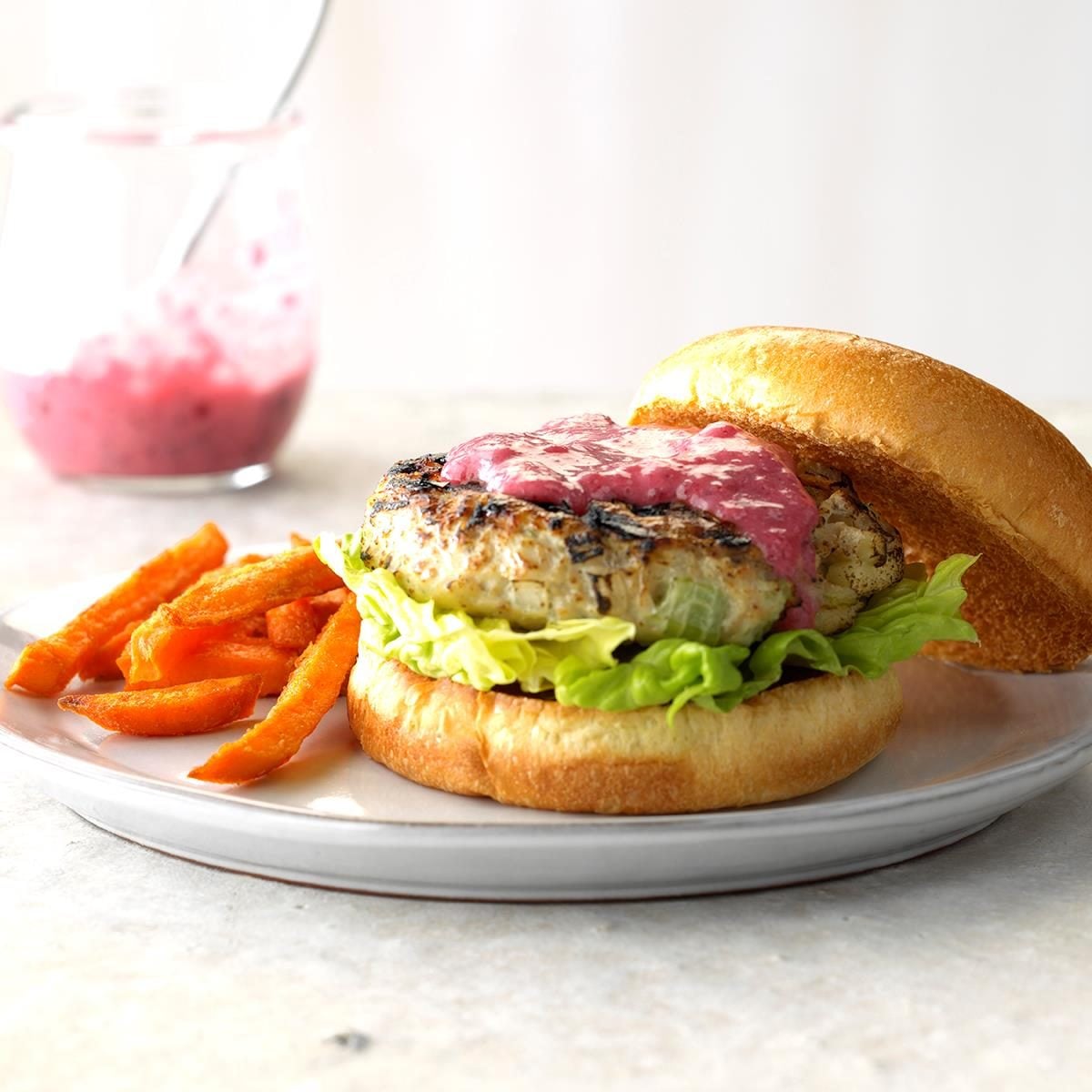Grilled Chicken Burgers