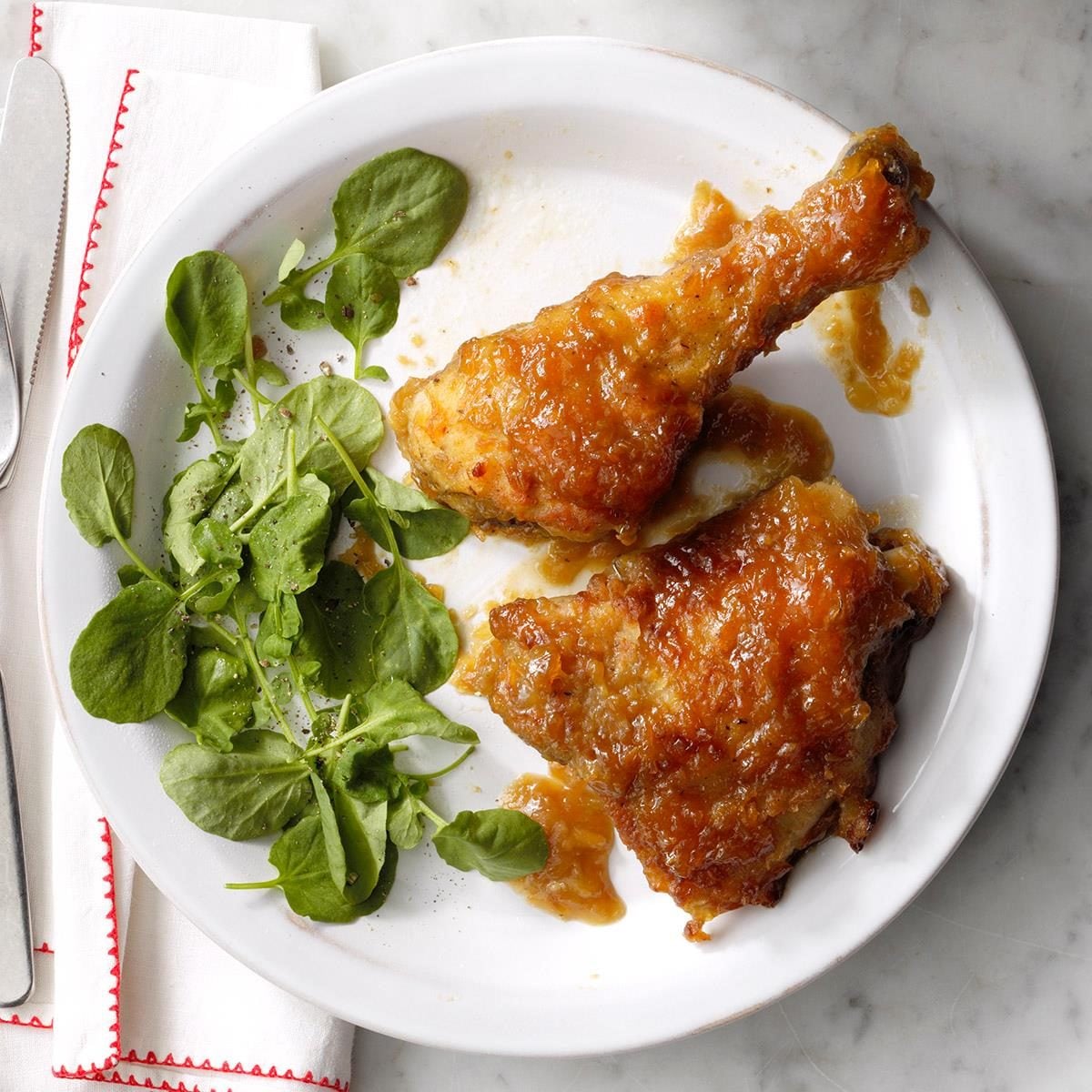 Rhubarb and Honey Chicken