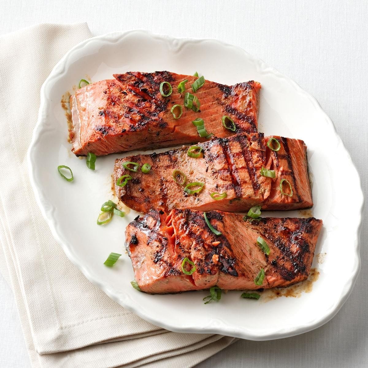 1-2-3 Grilled Salmon for Two