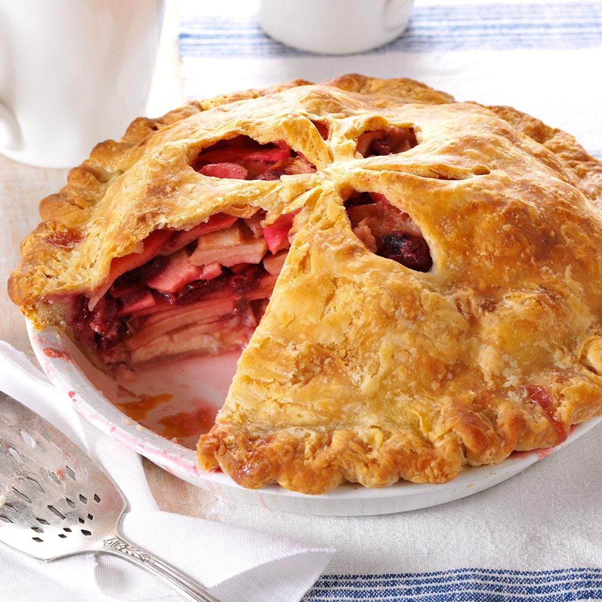 Apple Cherry Cream Cheese Pie