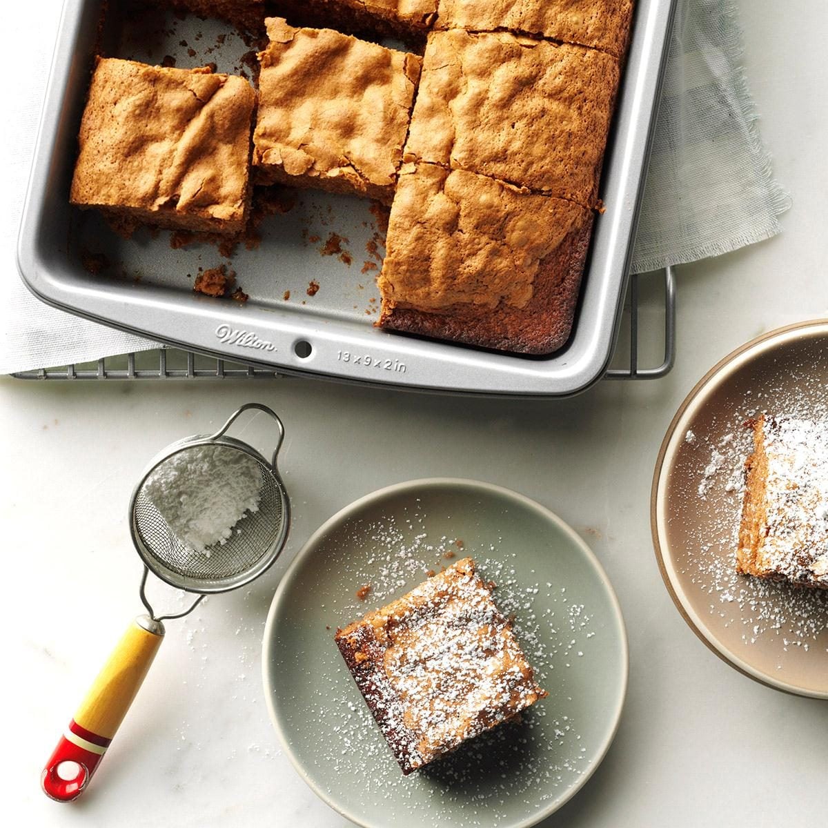 Hazelnut Cake Squares