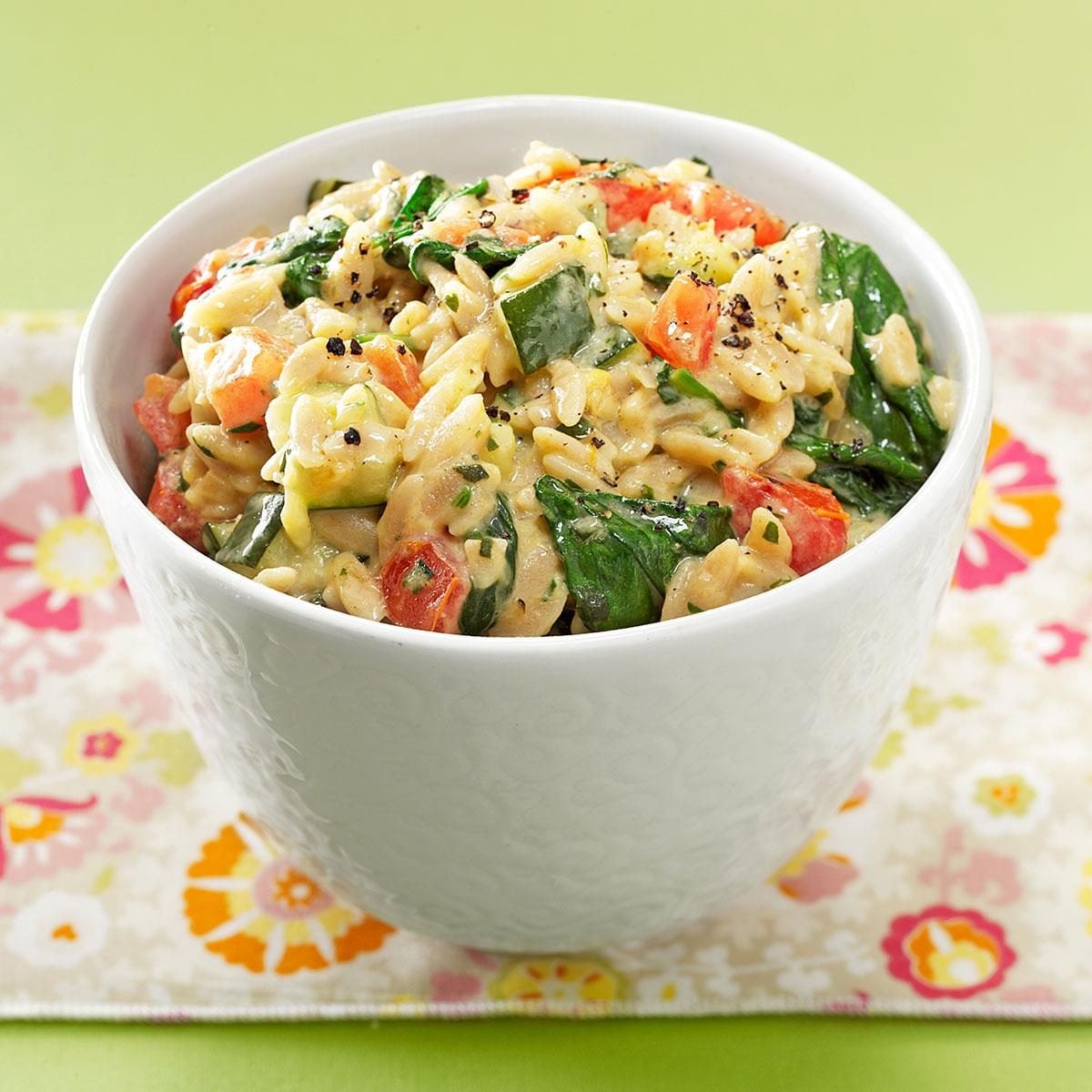 Garden Orzo Risotto
