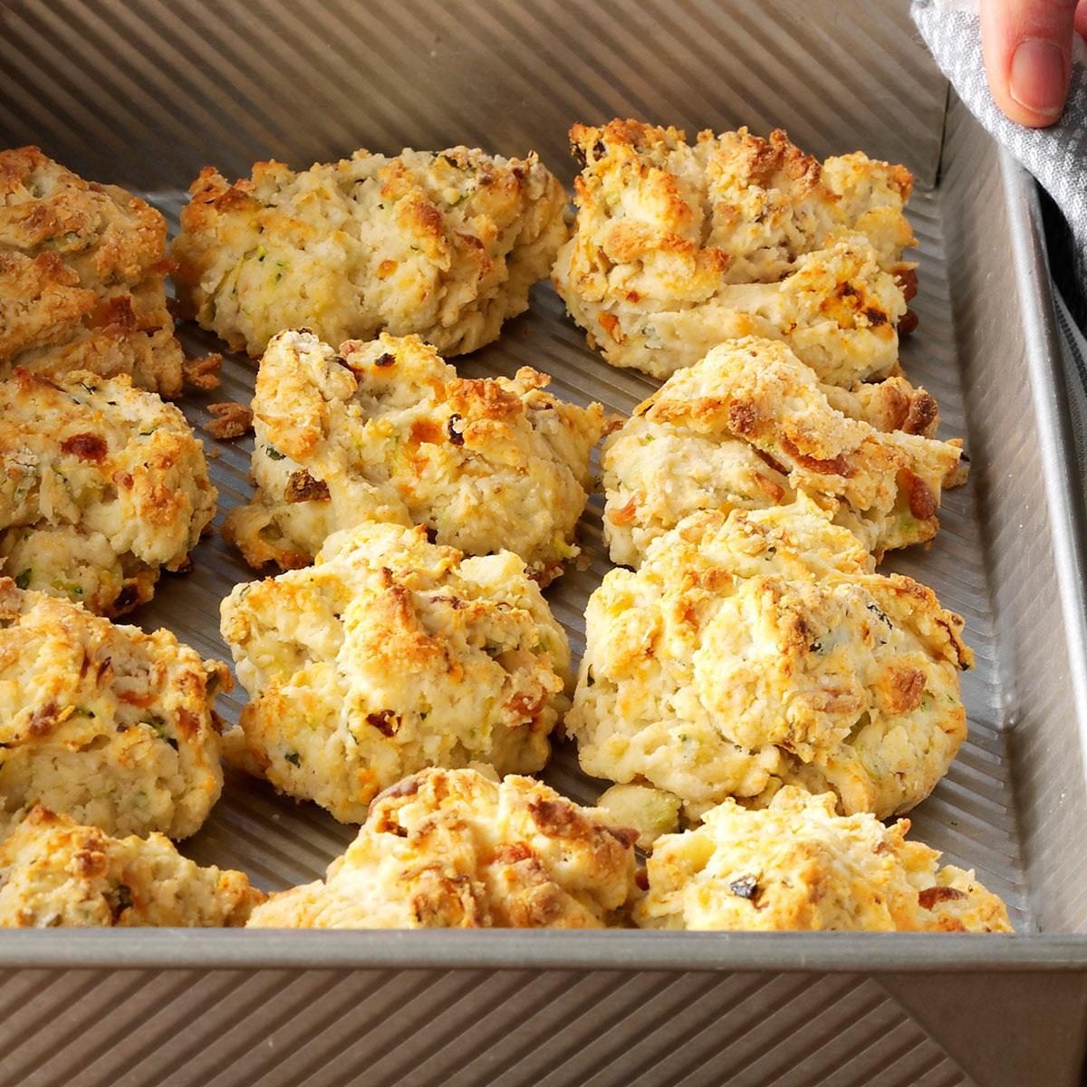 Zucchini & Cheese Drop Biscuits