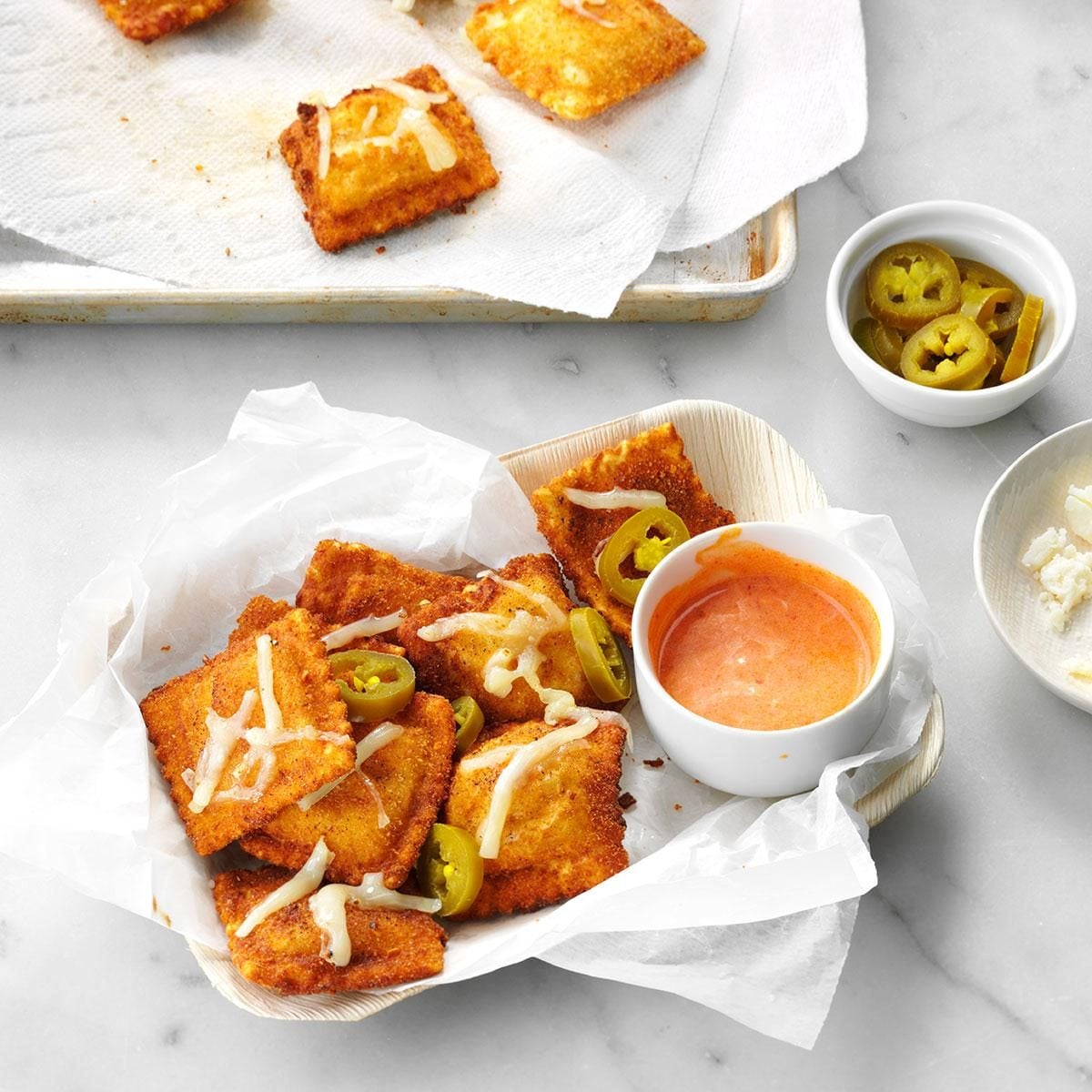 Toasted Mexican Ravioli