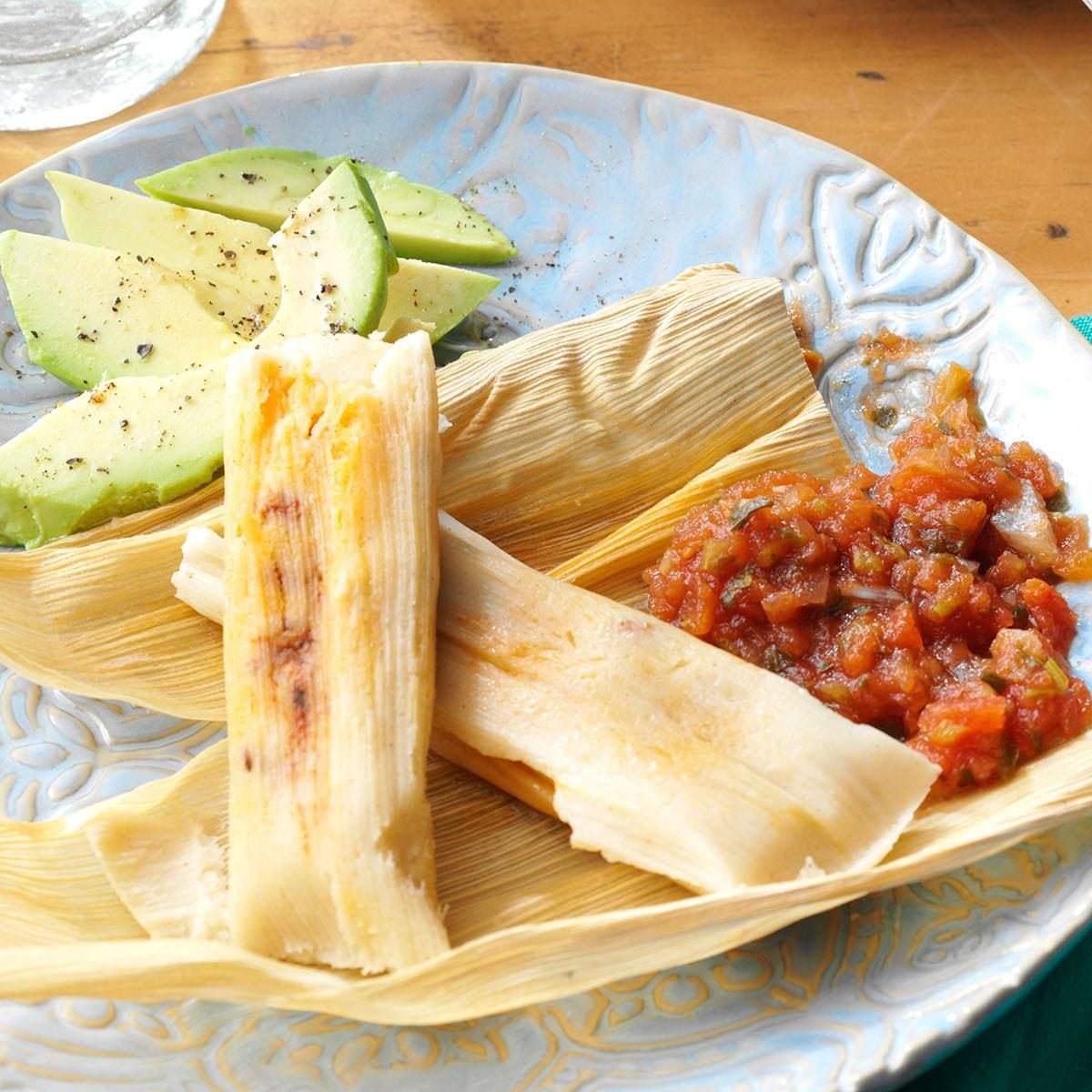 Pork and Apple Tamales