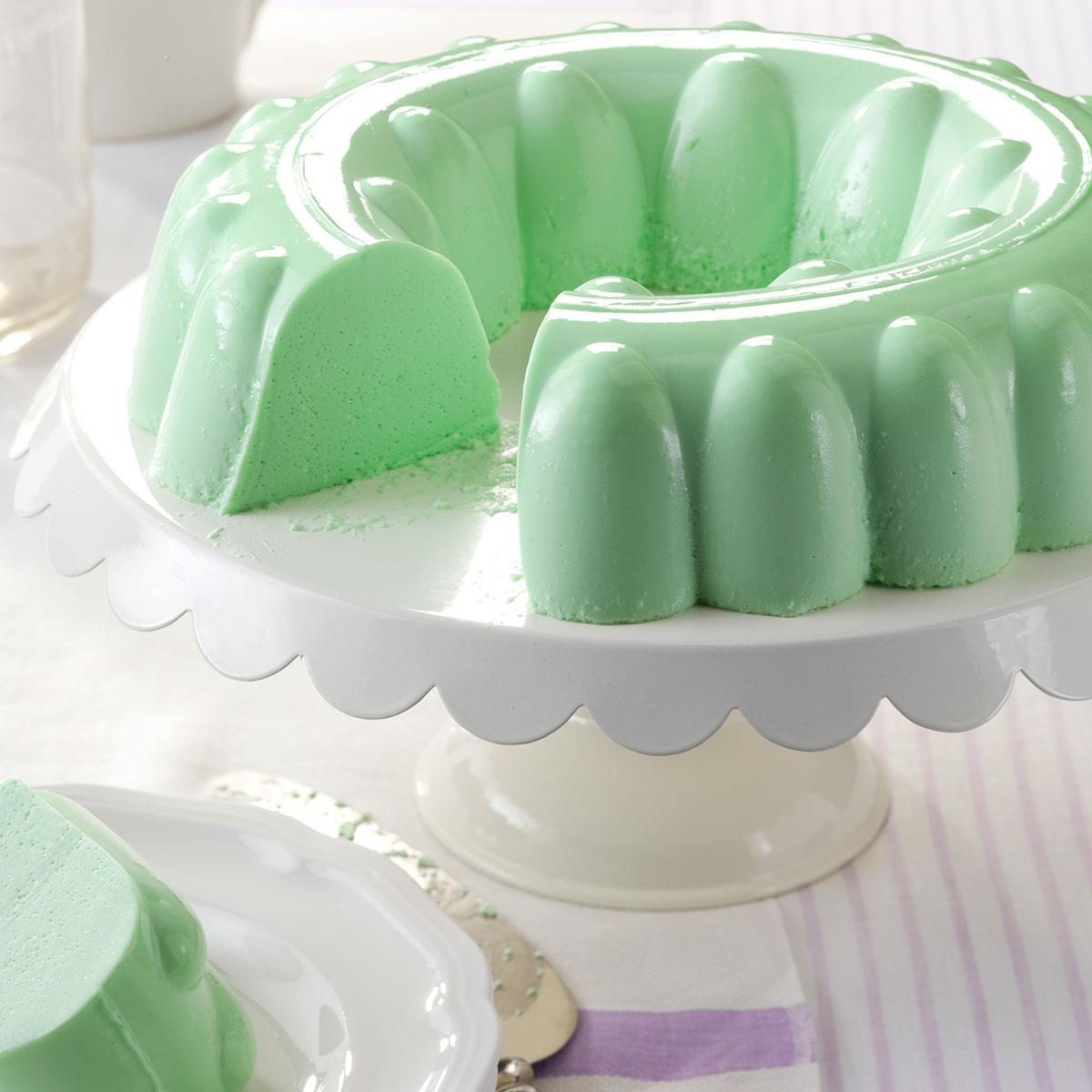 Simple lime gelatin salad
