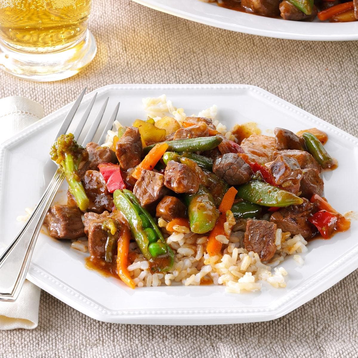Stir-Fried Steak & Veggies
