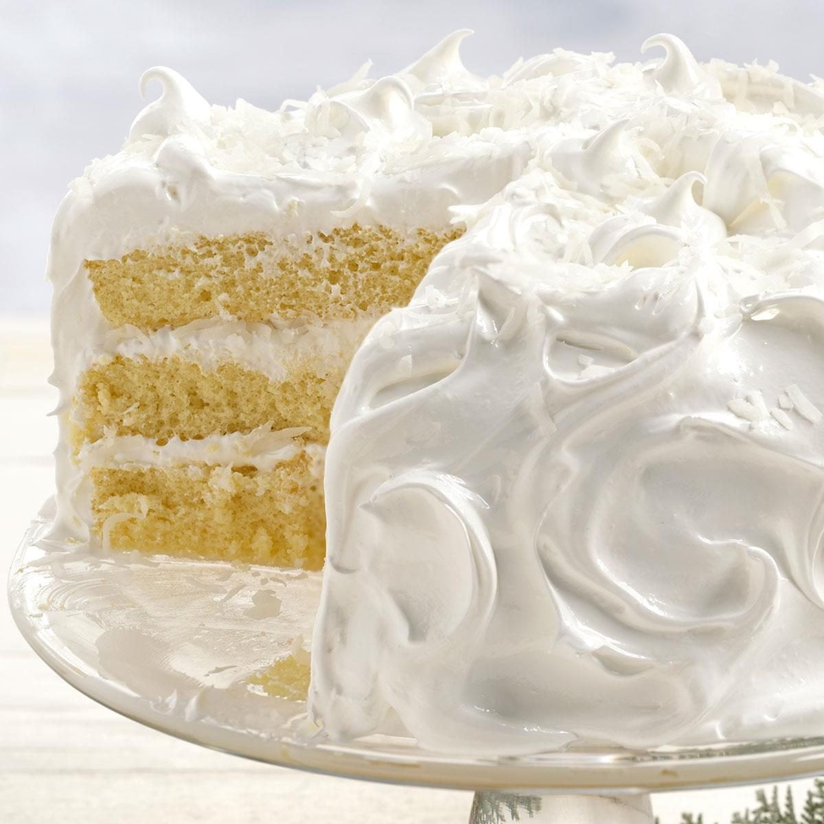 Holiday Snowflake Cake