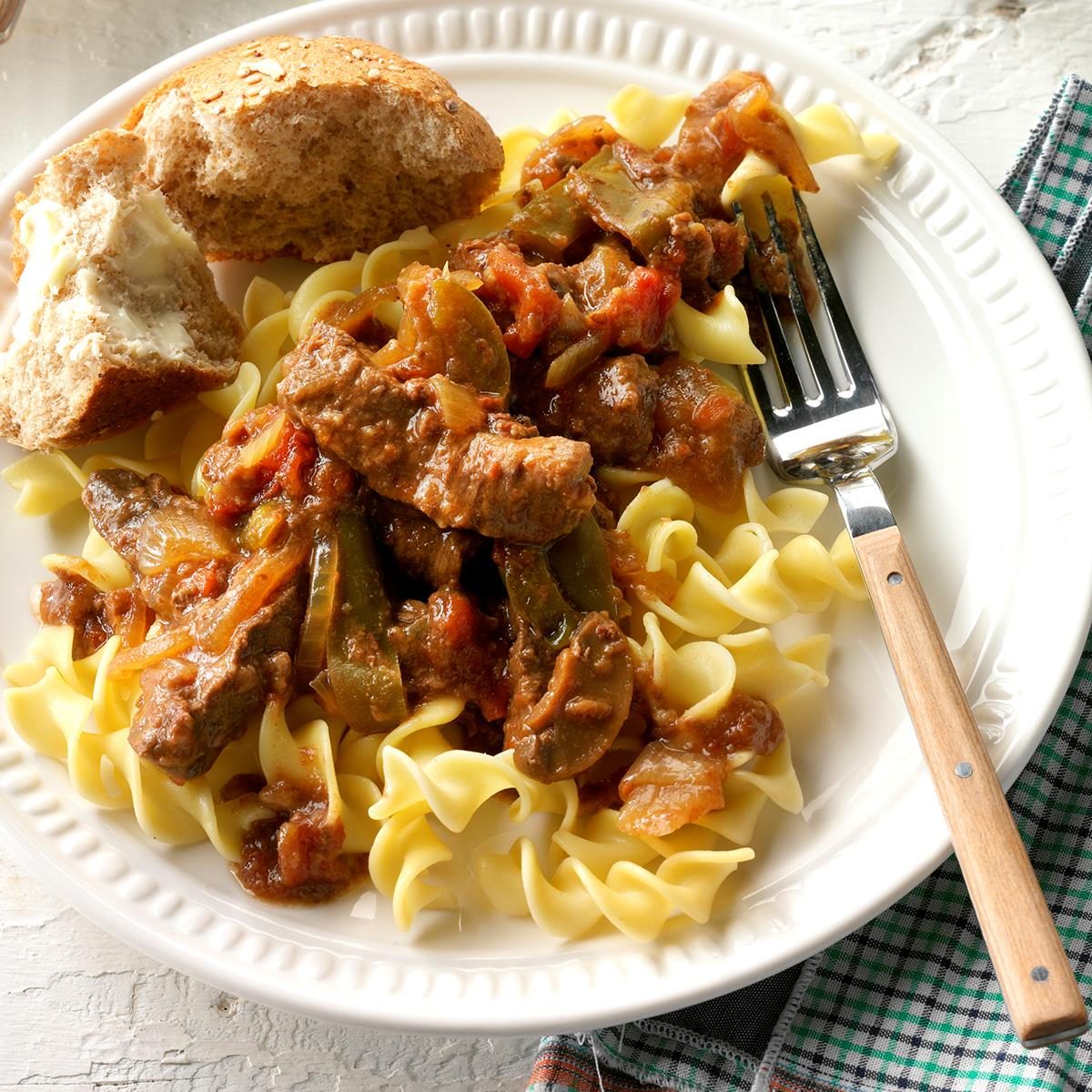 Smothered Round Steak 