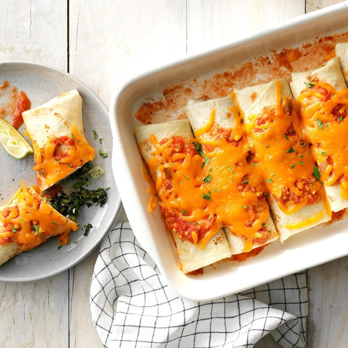Spinach Burritos