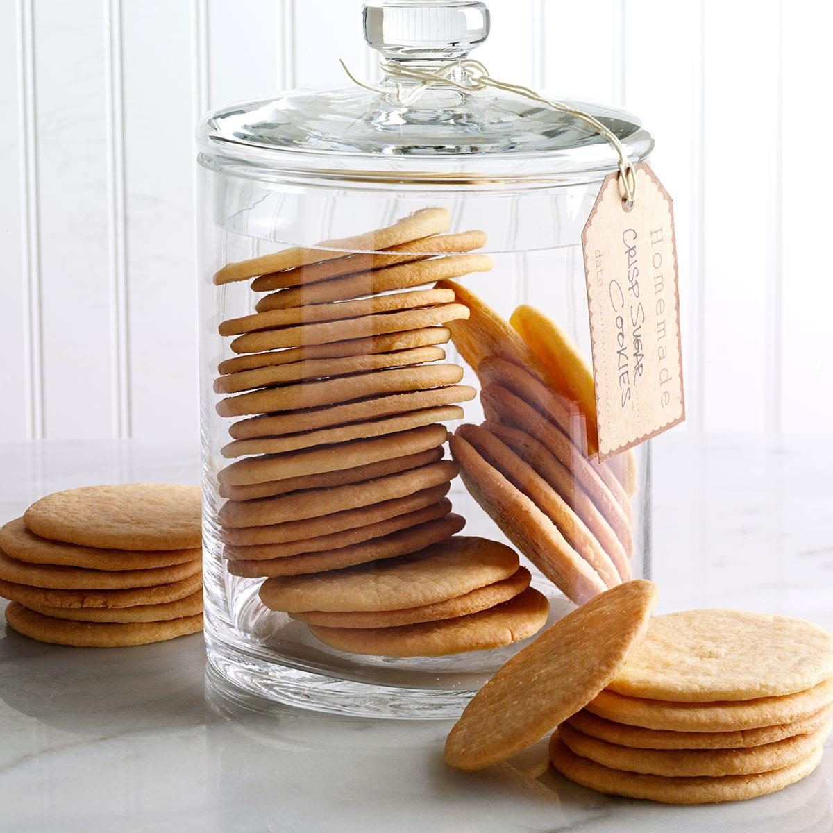Crisp sugar cookies