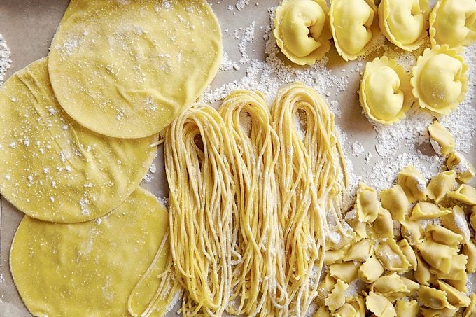 variety of gluten free pasta shapes