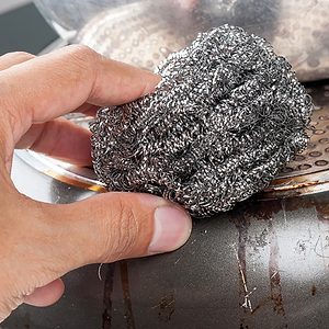 stainless steel scrubber, scouring pad for dish washing