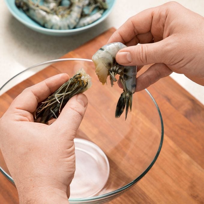 Peel & Devein Shrimp, Step 2