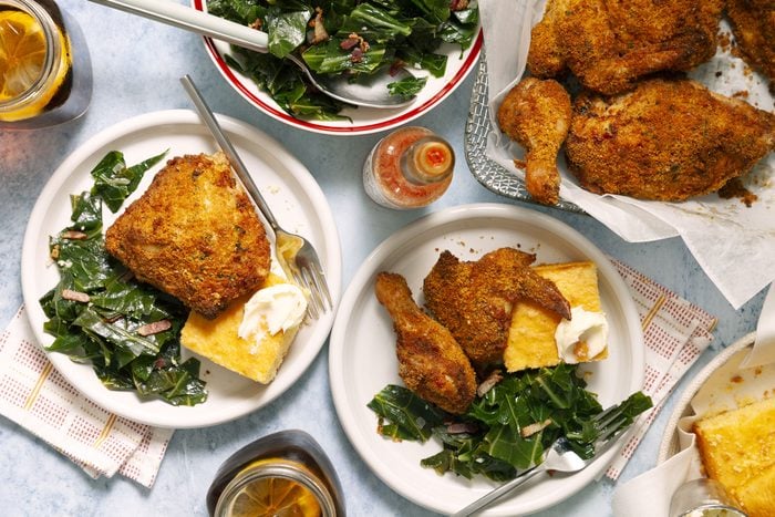 Air Fryer Southern Style Chicken served