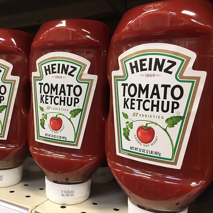 PHOENIX, ARIZONA, AUGUST 6, 2017: Heinz Ketchup Bottles on Shelf; Shutterstock ID 691739383