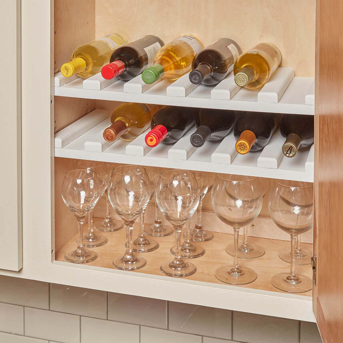 diy wine rack