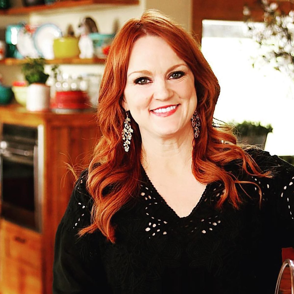 The Pioneer Woman smiling in a kitchen