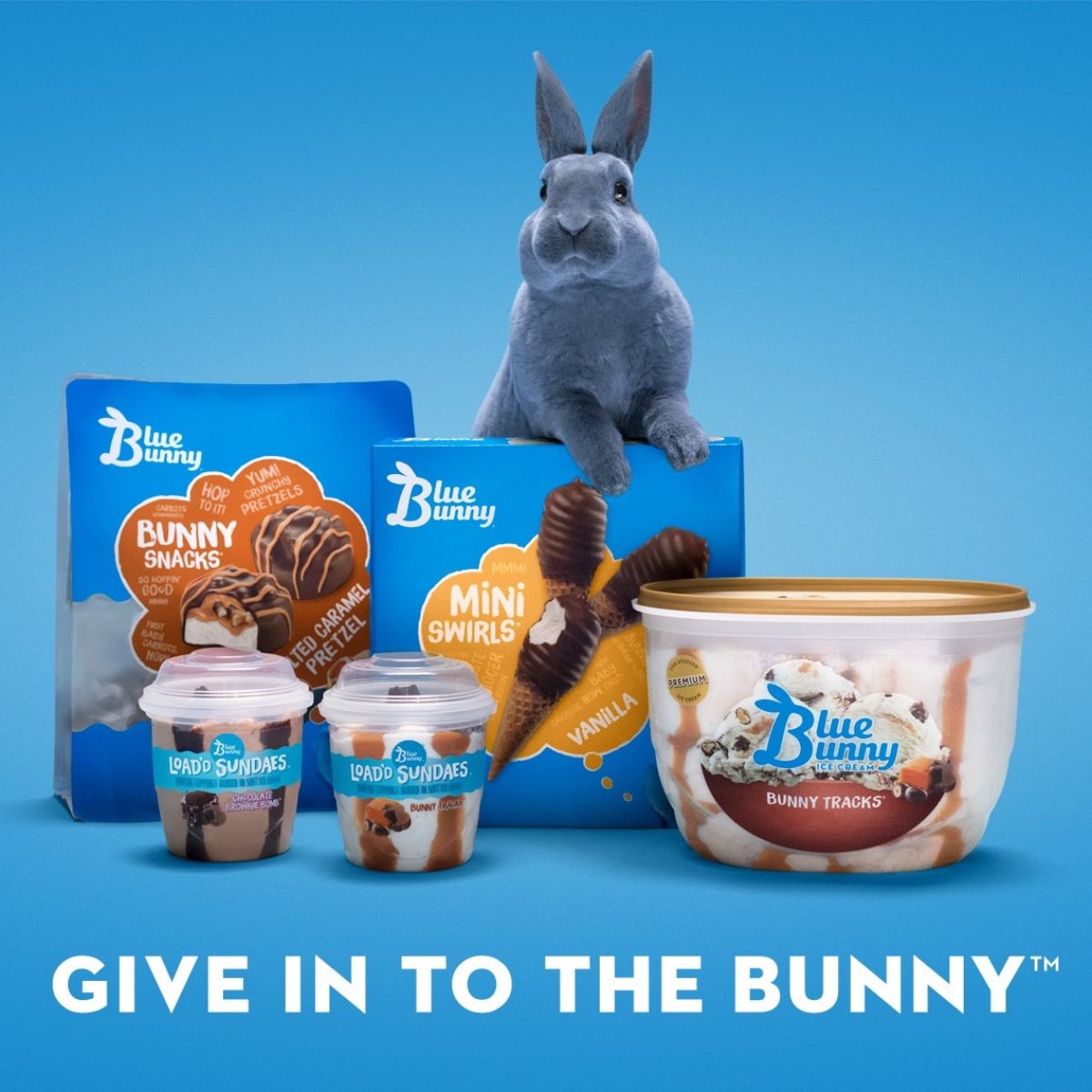 blue bunny logo