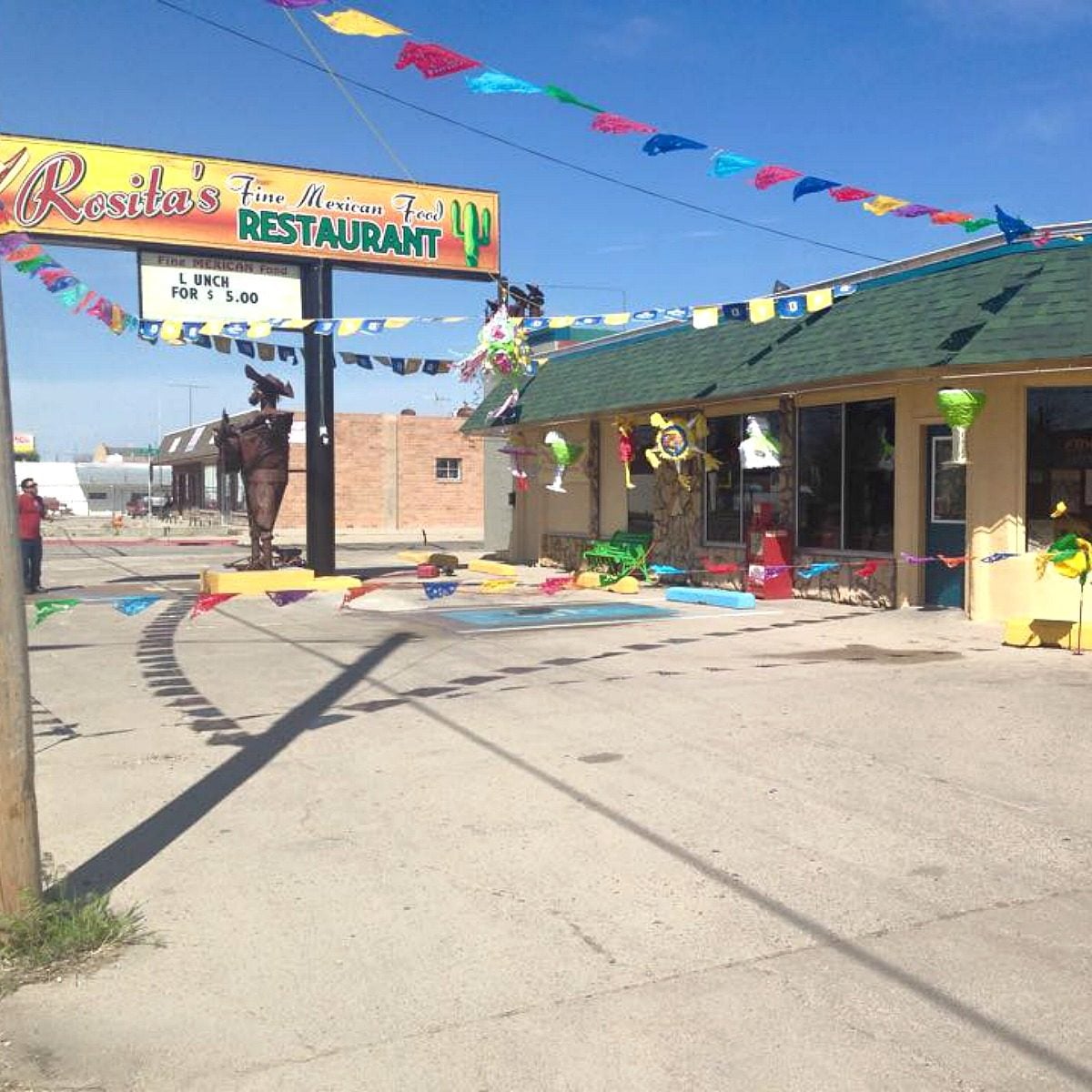 Outside of Rosita