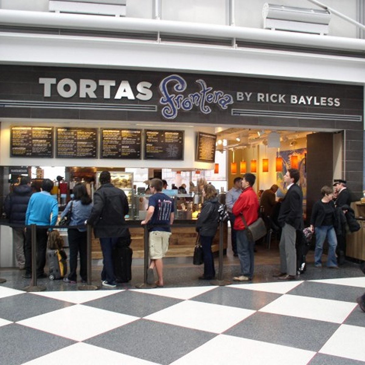 best airport restaurants Tortas Frontera 