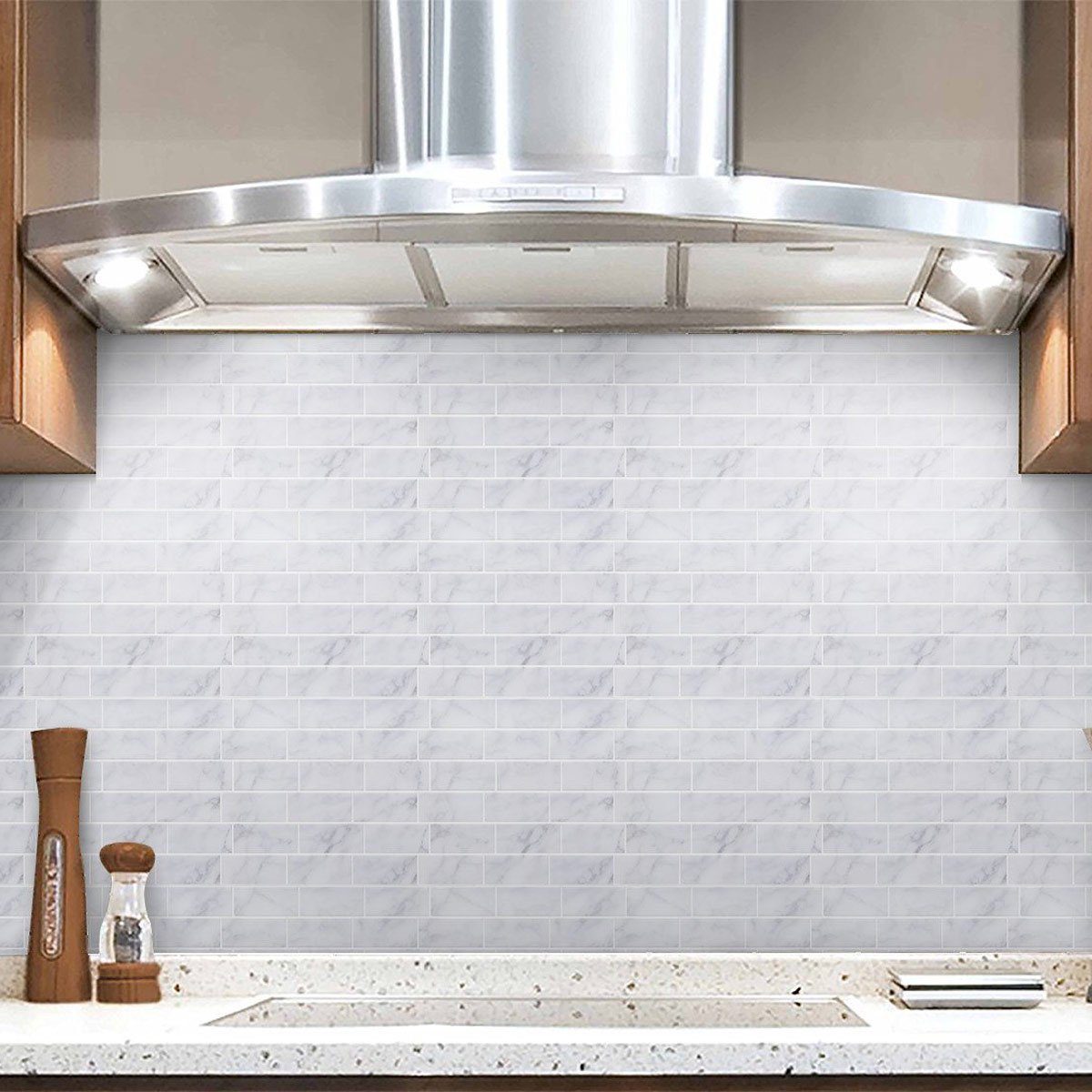 Vamos Tile Premium Anti Mold Peel and Stick Tile Backsplash