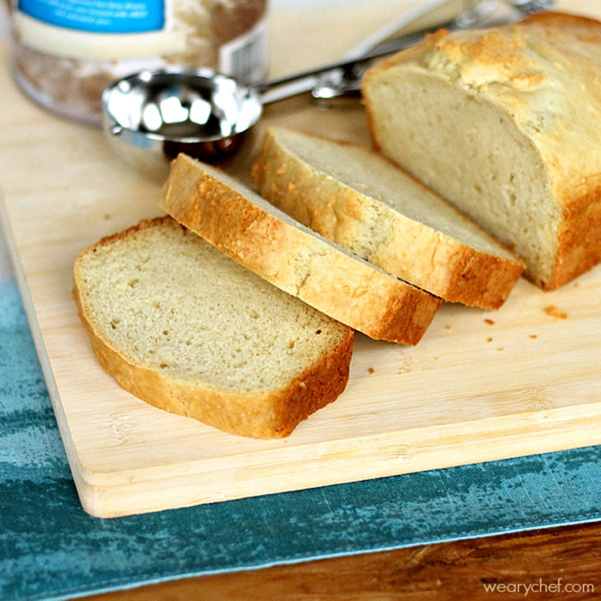 Vanilla ice cream bread