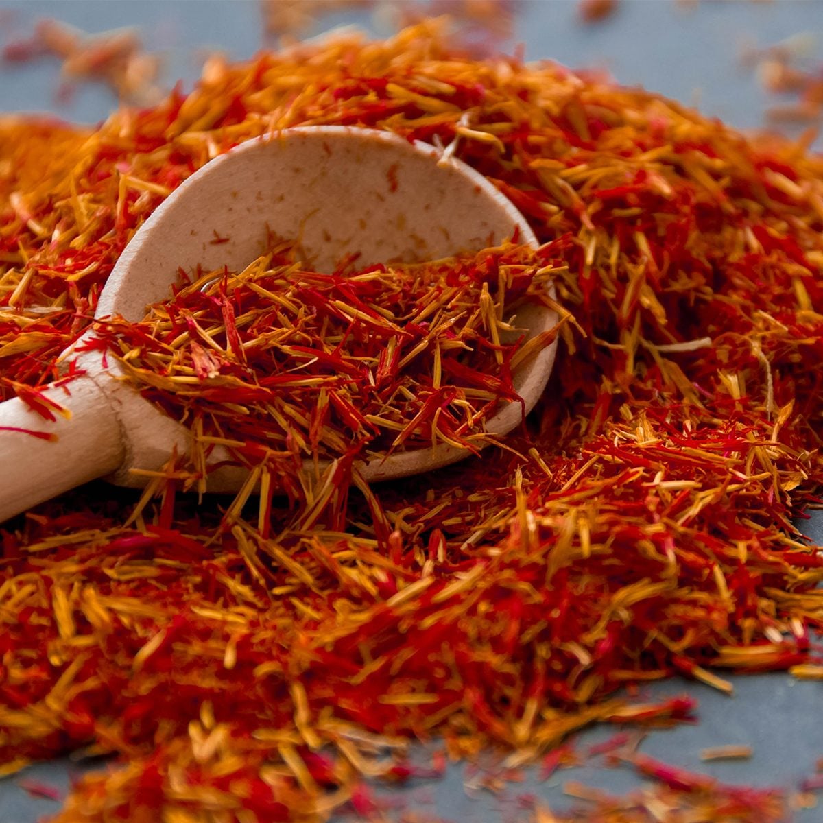 Wooden Spoon in Saffron