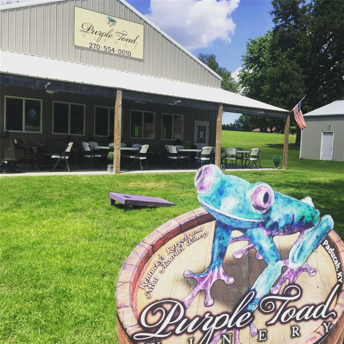 Purple Toad sign