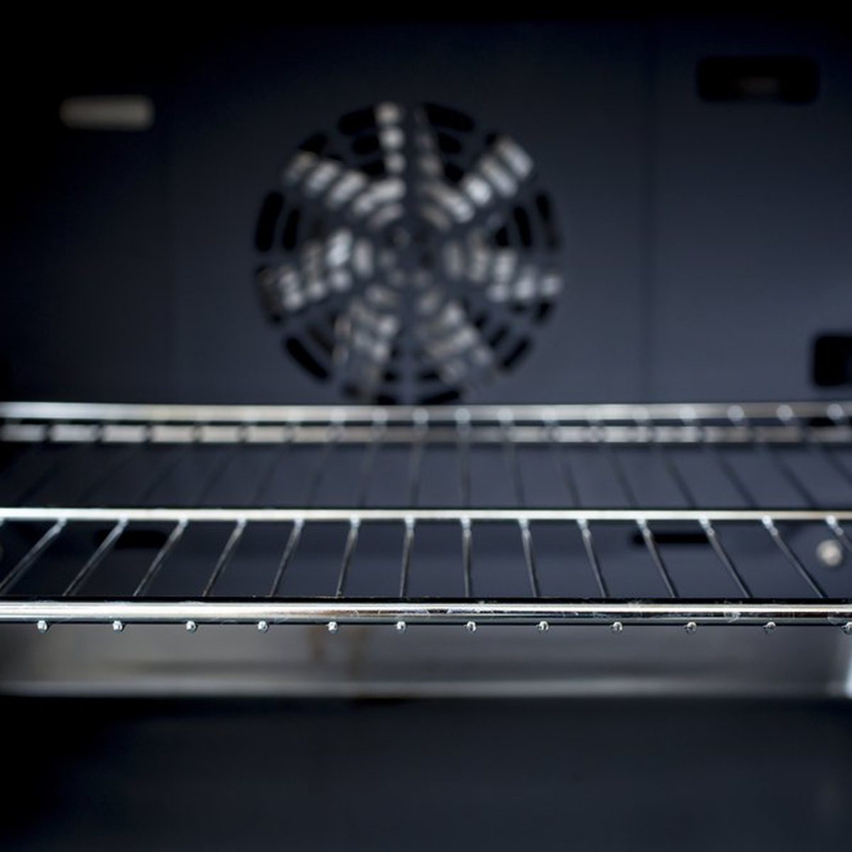 Rack in oven