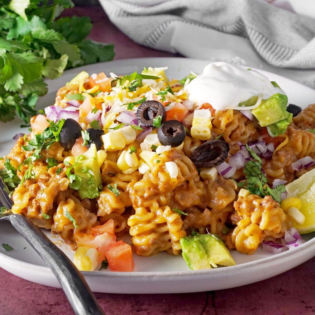 Cheesy Taco Pasta