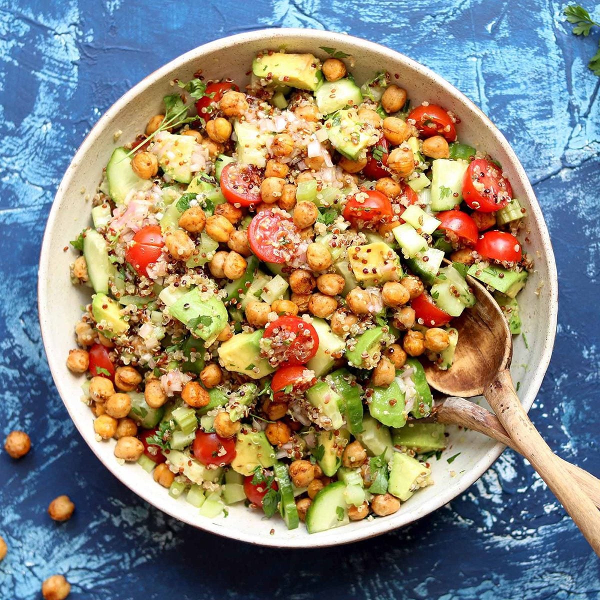 Avocados quinoa salad