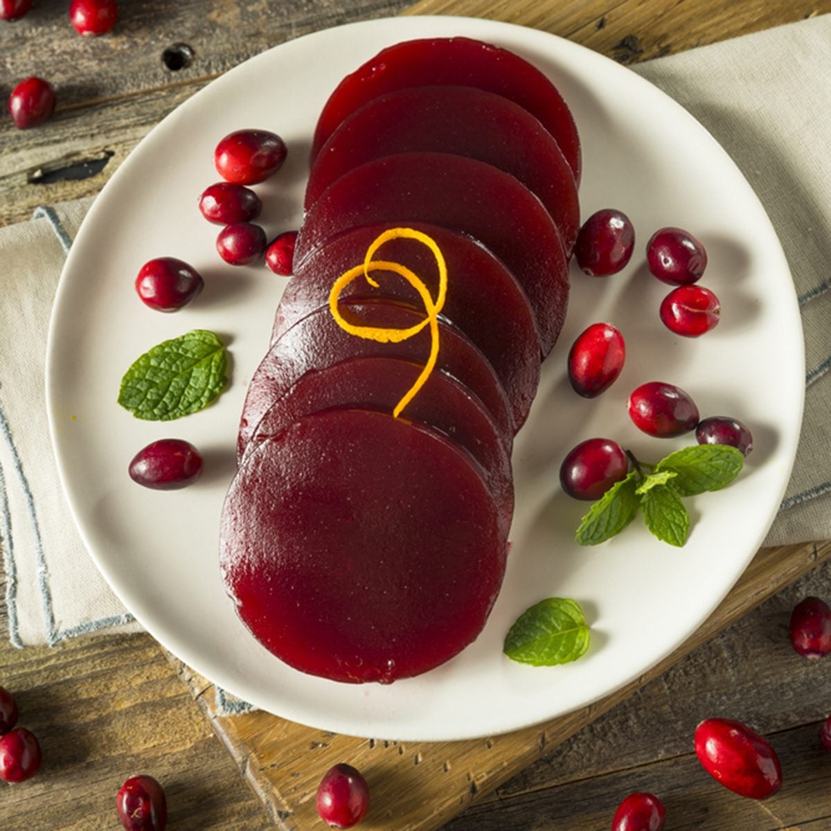 Sweet Canned Cranberry Sauce for Thanksgiving Dinner