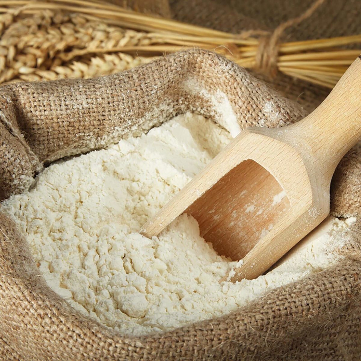 Flour in sack