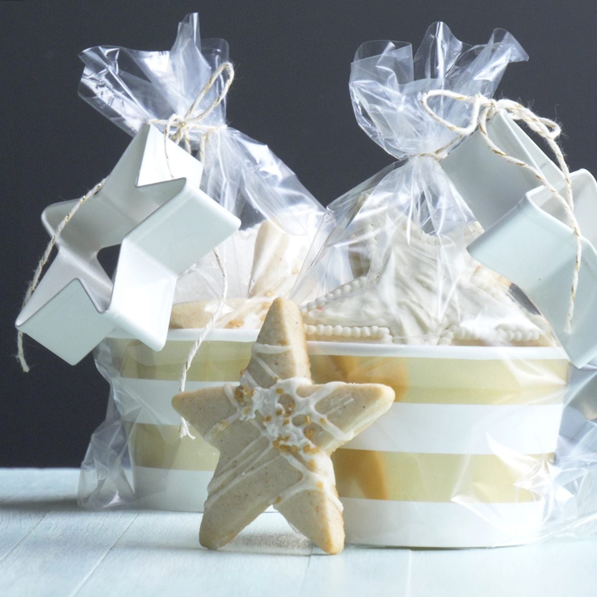 paper cup cellophane wrapper, cookie packaging idea