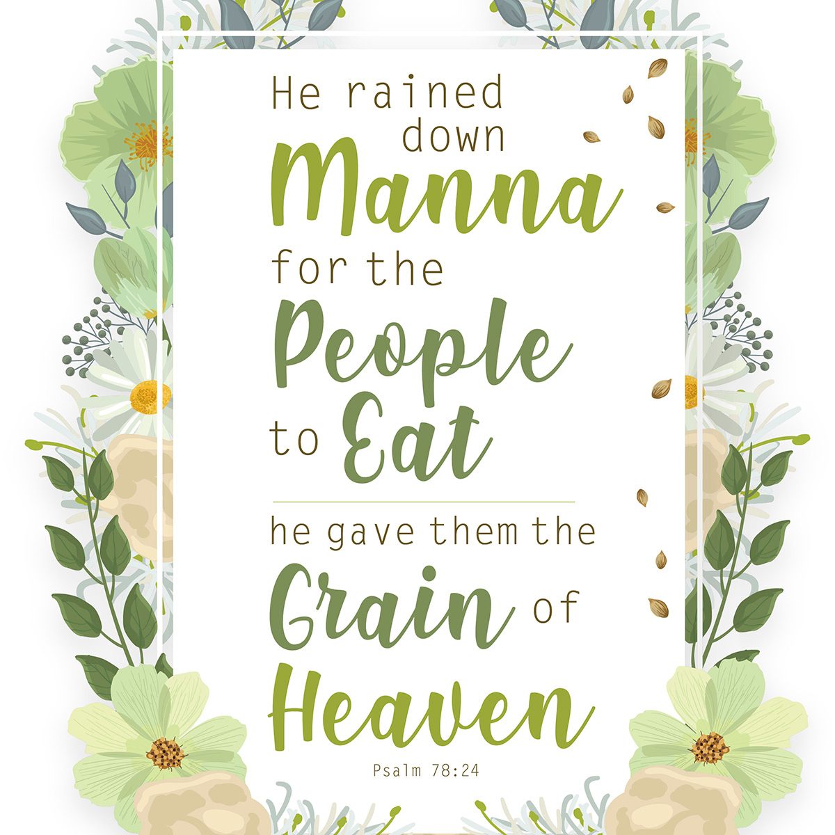 Psalm 78:24