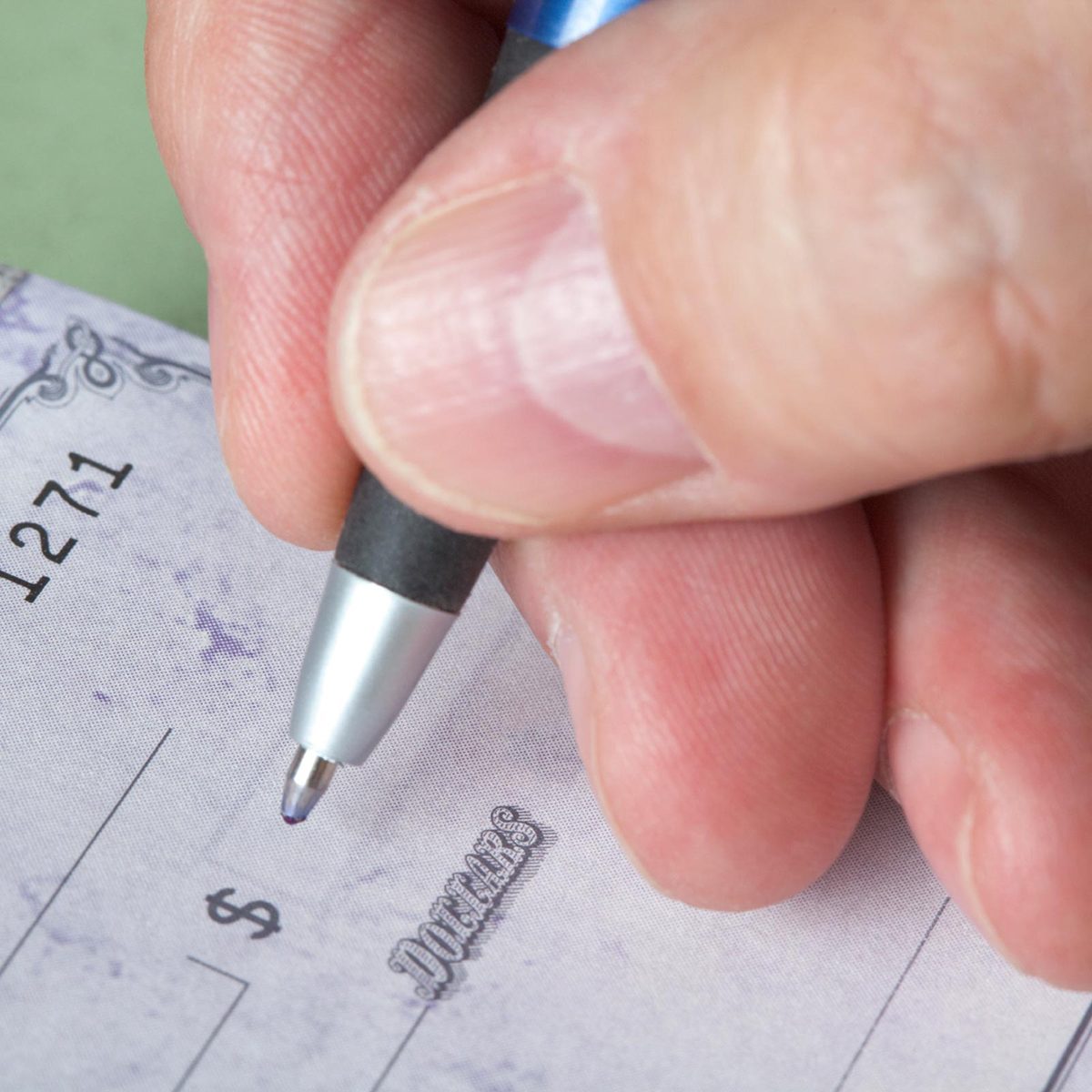 Writing check