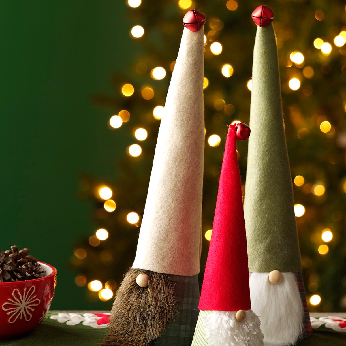 felt gnomes