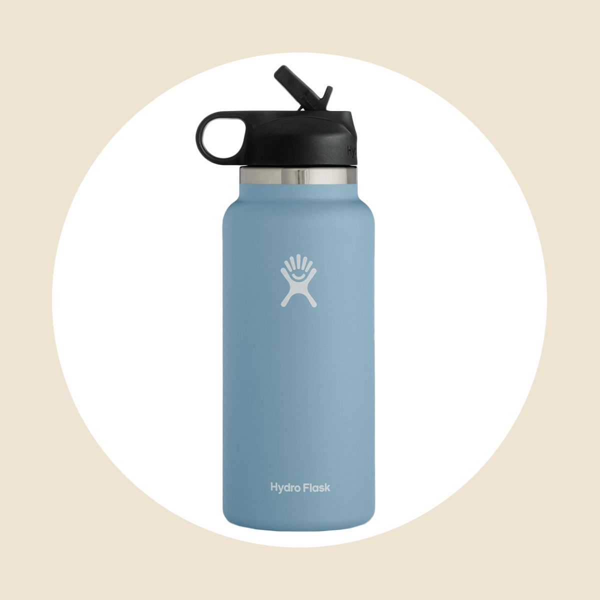 Hydroflash Wide Mouth Bottle With Straw