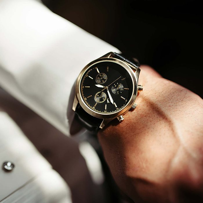 Checking watch