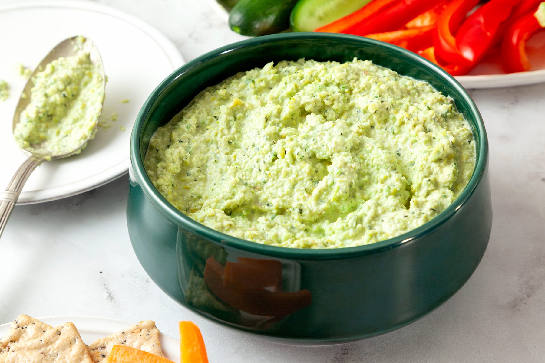 Bowl of Edamame Hummus