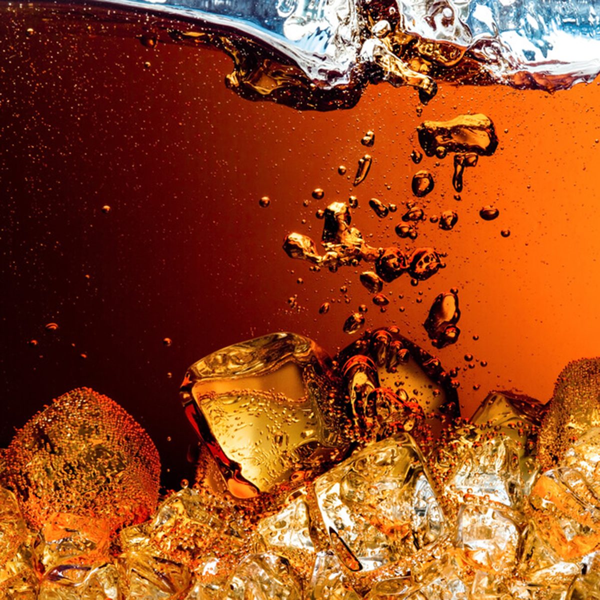Bottled peach tea