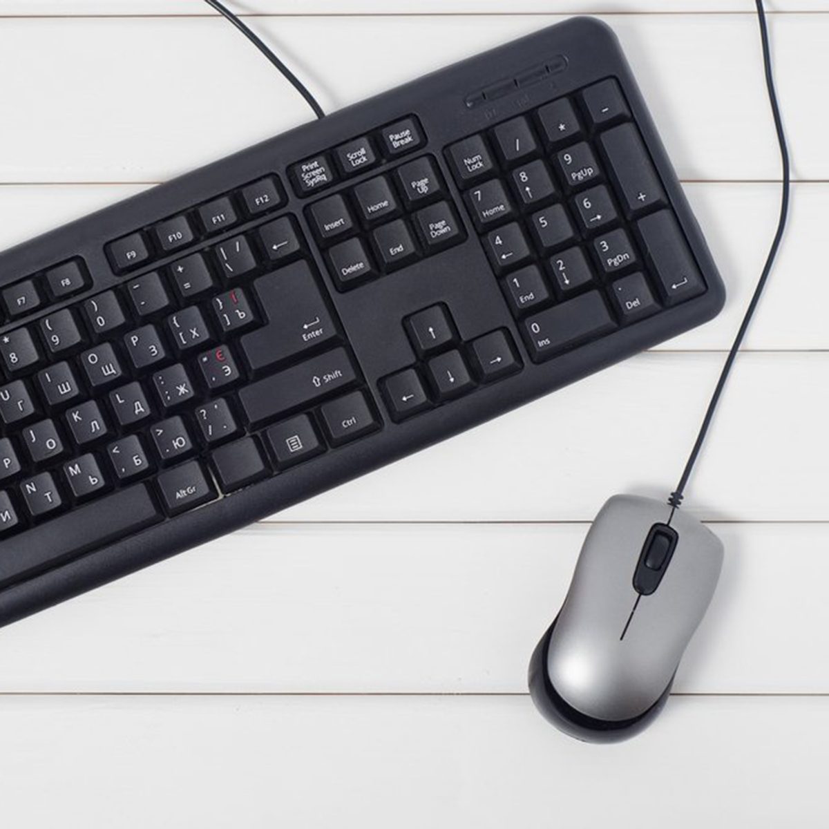 Keyboard and mouse