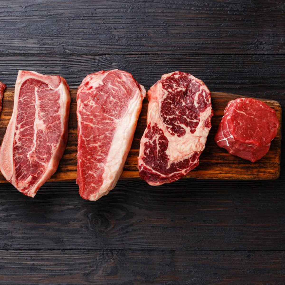Raw red meat