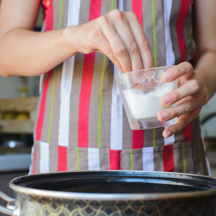 Salting water