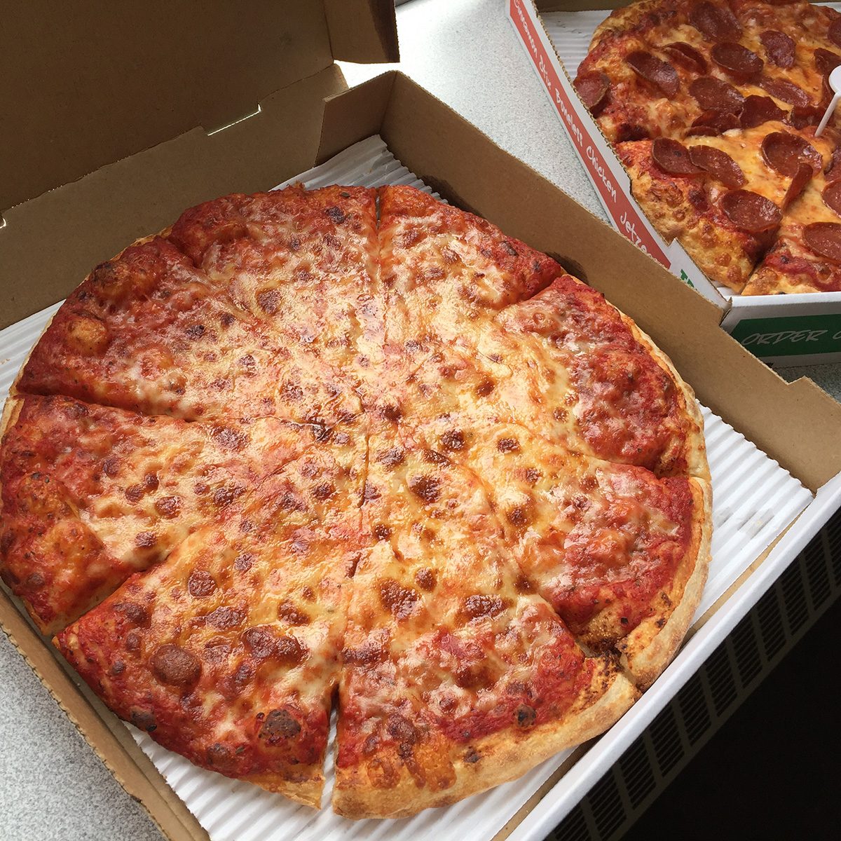 Jets pizza in a box