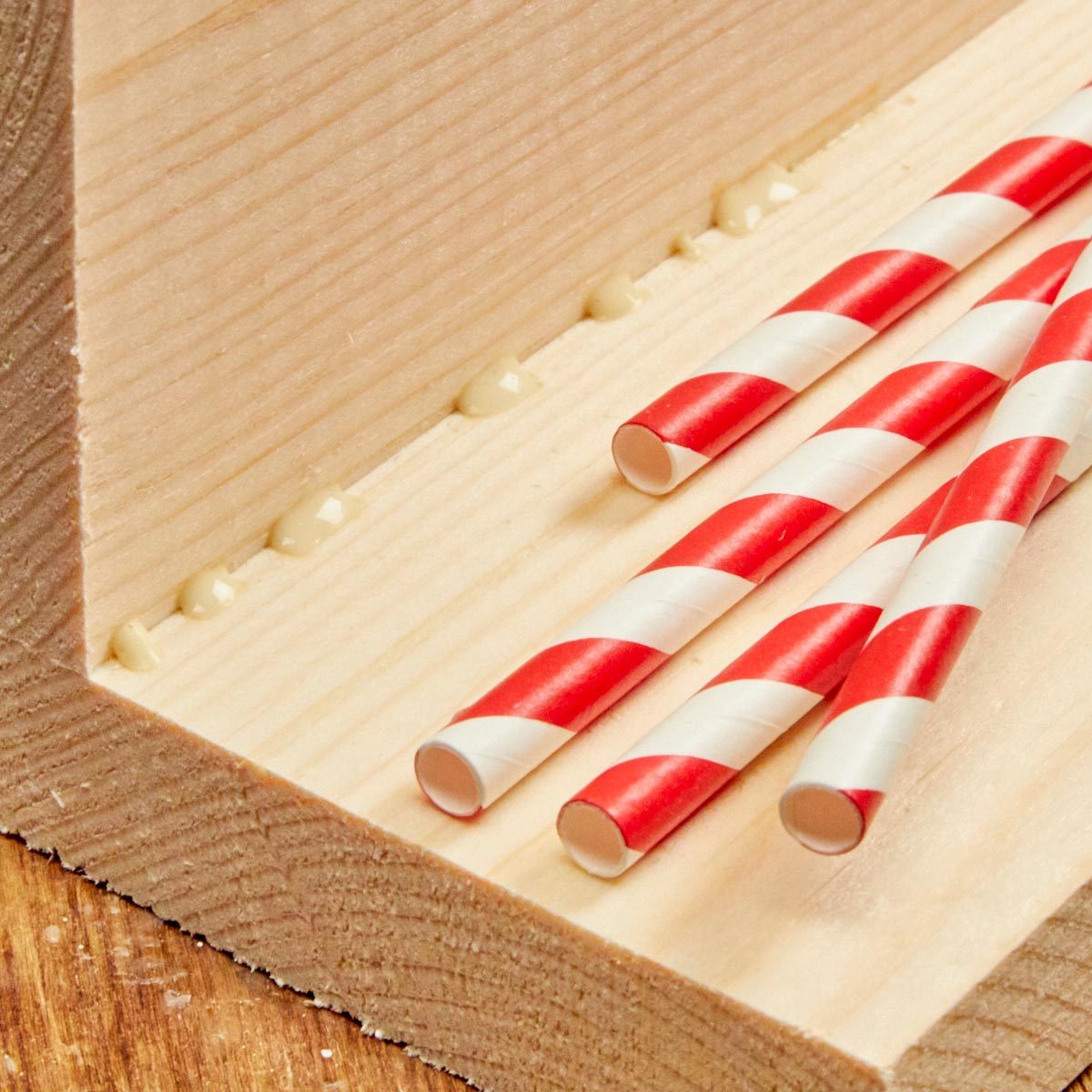 Striped straws