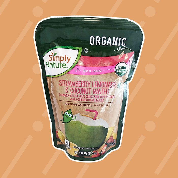 Coconut water pouch