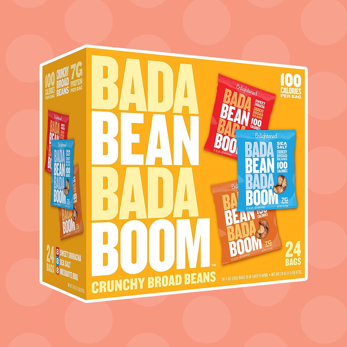 Roasted bean snack